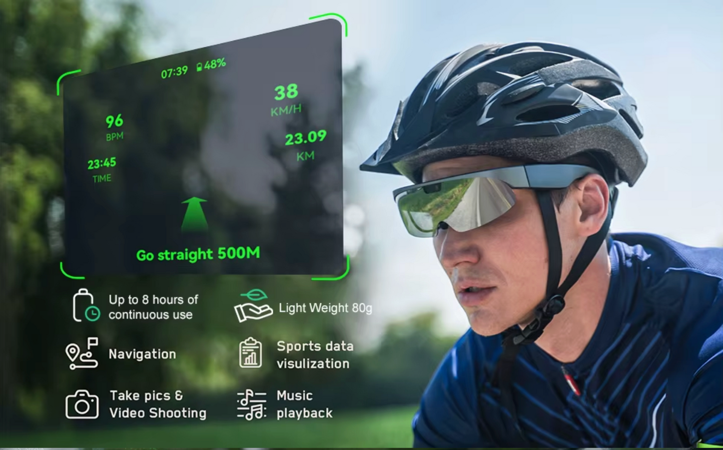 SUPERTECH™ | Sports Smart Glasses